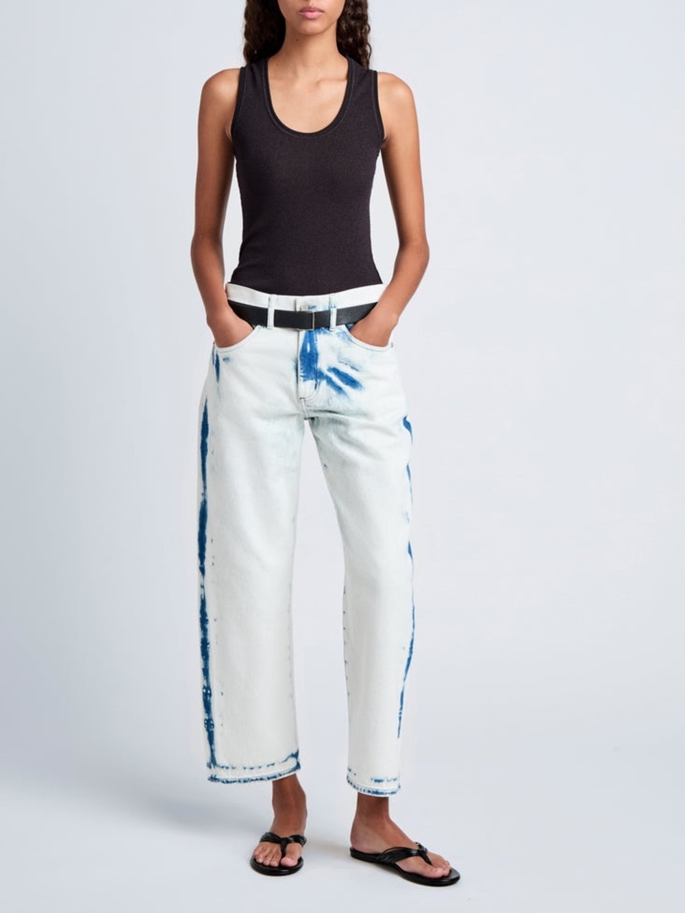 Proenza Schouler Ellsworth bleached boyfriend jeans 27